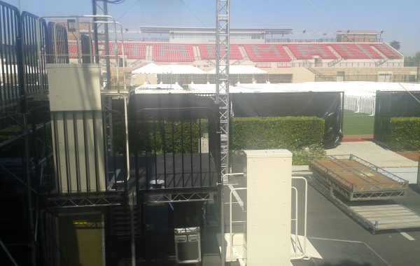 Vertical platform lift installed in Tempe by Electropedic, available to rent from Electropedic